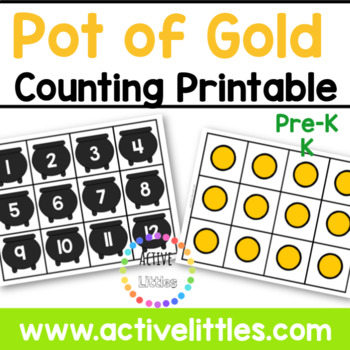 Preview of Pot of Gold Counting Printable