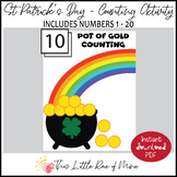 Pot of Gold Counting - numbers 1-20 - Christmas - tree - p