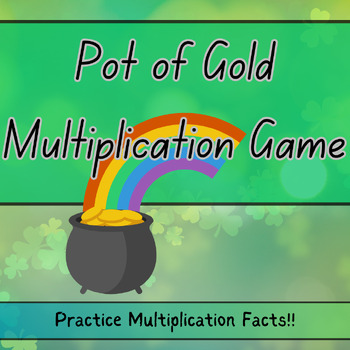 Preview of Pot of Gold- Math Center Game!