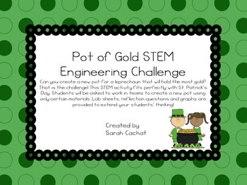 Preview of Pot of Gold STEM Engineering Challenge