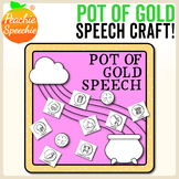 Pot of Gold Speech Craft {No Prep!}