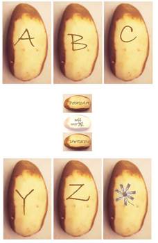Preview of Potato ABC Cards