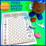 Potato Builder Speech: No Prep Articulation Sheets Toy Companion