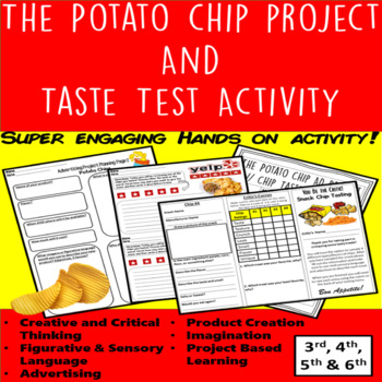 Preview of Potato Chip Advertisement and taste testing project, taste test, PBL