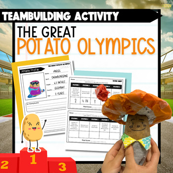 Preview of Potato Olympics - Station Directions, Posters, and Worksheets