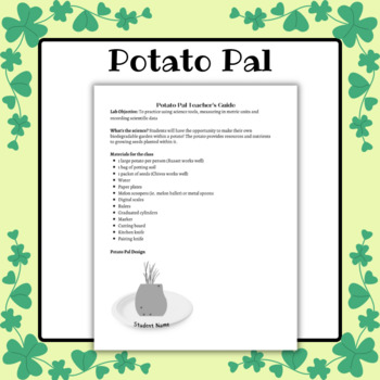 Preview of Potato Pal Science Lab - St. Patrick's Day - Science Lab