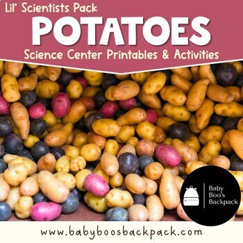 Preview of Potato Science | Potato Activities & Experiments | Science Center Printables
