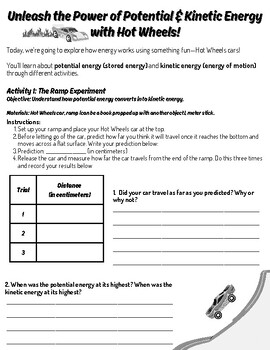 Preview of Potential & Kinetic Energy with Hot Wheels Experiment