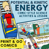 Potential & Kinetic Energy - Physical Science Summer - Wor