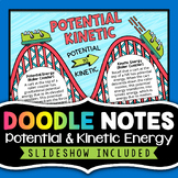 Potential and Kinetic Energy Doodle Notes Activity |  Roll