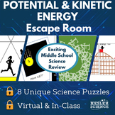 Potential and Kinetic Energy Escape Room - 6th 7th 8th Gra