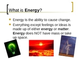 Potential and Kinetic Energy PowerPoint