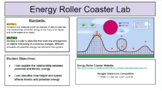 Potential and Kinetic Energy Roller Coaster Simulation Lesson 
