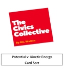 Potential vs. Kinetic Energy Card Sort