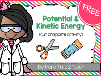 Preview of Potential vs. Kinetic Energy {Free cut & paste activity}