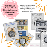 Pottery Wheel Clean up Handout: Middle/ High School Art Resource