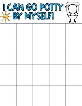 Potty Training Chart by Anna Elizabeth | TPT