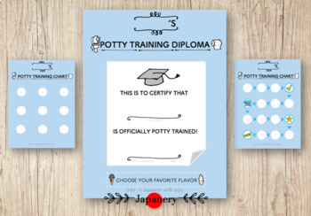 Potty Training Chart Blue Printable トイレトレーニング表