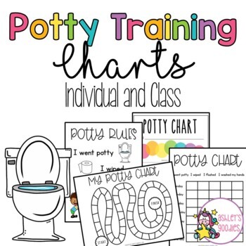 Preview of Potty Training Charts
