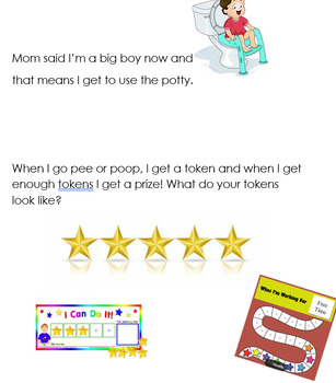 Preview of Multi Page Potty Training Social Story