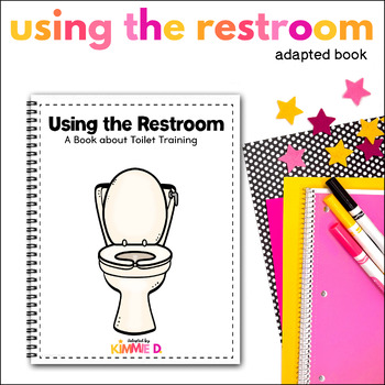 Preview of Going to the Bathroom Social Story Toileting Potty Training Adapted Book