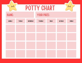 Potty Training Chart Printables and Reward Ideas