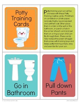 Potty Training Visual Schedule by Kara Lewis