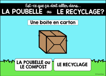 Poubelle Ou Recyclage French Earth Day Activity Jour De La Terre Gratuit