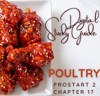 Preview of Poultry Digital Study Guide (Google Form) - ProStart 2, Chapter 17