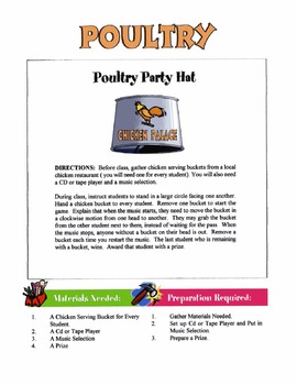 poultry industry lesson plans