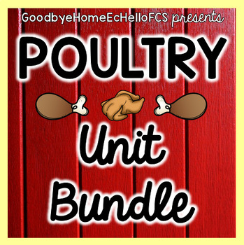 Preview of Poultry Unit Bundle for Culinary/Foods Course