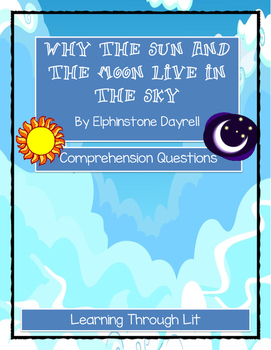 Preview of Pourquoi Activity * Why the Sun and the Moon Live in the Sky (W/Answer Key)