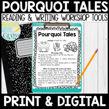 Preview of Pourquoi Tales | Google Classroom | Distance Learning