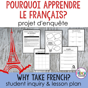 Preview of Pourquoi apprendre le français? Why take french?
