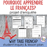 Pourquoi apprendre le français? Why take french?