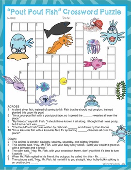 finding nemo fish crossword puzzle clue