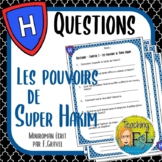 Pouvoirs de Super Hakim | French Chapter Book Questions