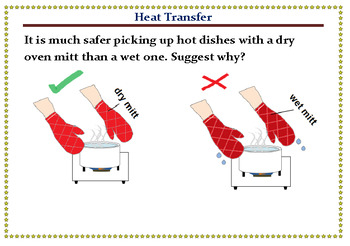 Preview of PowePoint flash cards - Heat Transfer –Conduction, Convection & Radiation