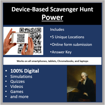 Preview of Power – A Digital Scavenger Hunt Activity