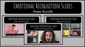 Preview of SEL ACTIVITIES Power Bundle  - Emotional Recognition Slides