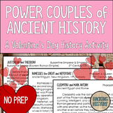 Power Couples of Ancient History | NO PREP Valentine's Day