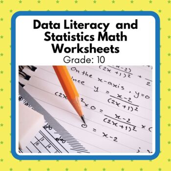 Preview of Power Math! Grade 10 Data Literacy Unit Worksheets