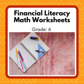 Preview of Power Math! Grade 6 Financial Literacy Unit Worksheets