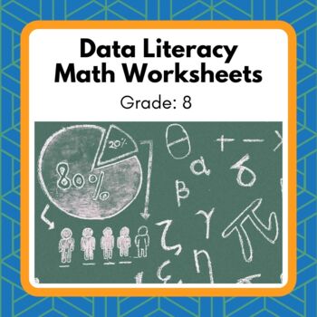 Preview of Power Math! Grade 8 Data Literacy Unit Worksheets