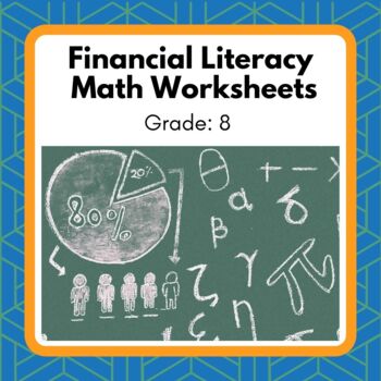 Preview of Power Math! Grade 8 Financial Literacy Unit Worksheets