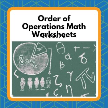 Preview of Power Math! Grade 8 Order of Operations Unit Worksheet