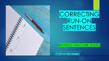 Preview of Power Point Lesson/Handout-Commas, Conjunctions, Semicolons, Independent Clauses