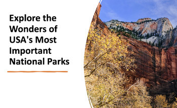 Preview of Power Point Presentation - USA National Parks - 95 slides - PPT