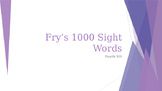 Power Point Presentation of Fry's 400 words