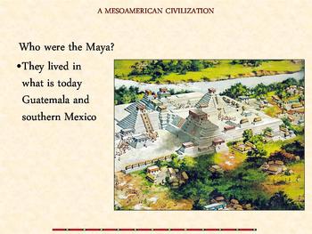 Preview of Teotihuacán, and the Aztec, Maya, and Inca Power Point Lesson| Latin America